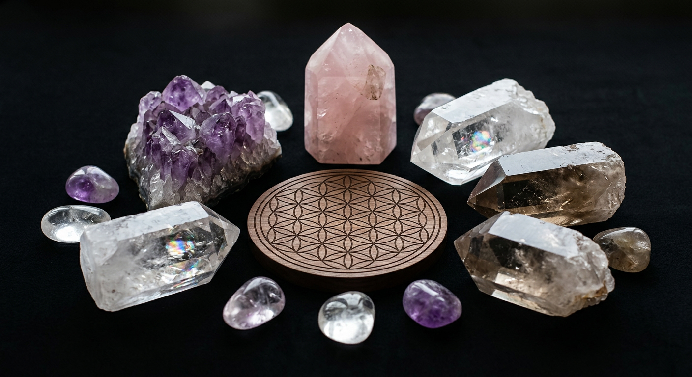 Selection of crystals from Infinity Healing Hands